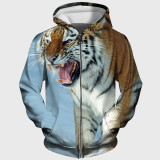 Tiger Print Hoodie