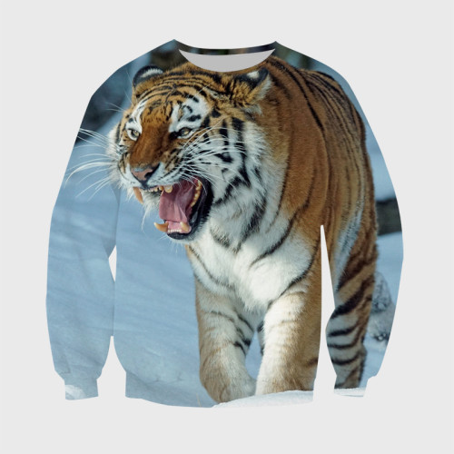 Tiger Print Hoodie
