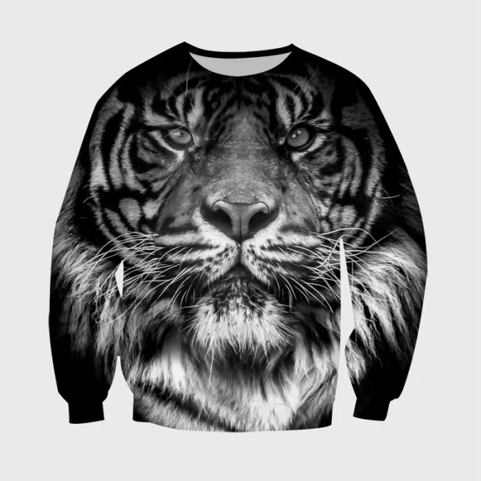 Tiger Face Hoodie
