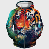 Tiger Painting Hoodie