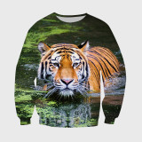Swimming Tiger Hoodie