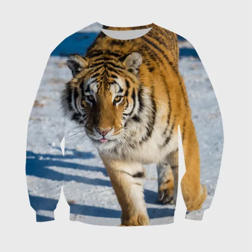 Tiger Print Hoodie