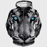 Tiger Portrait Hoodie