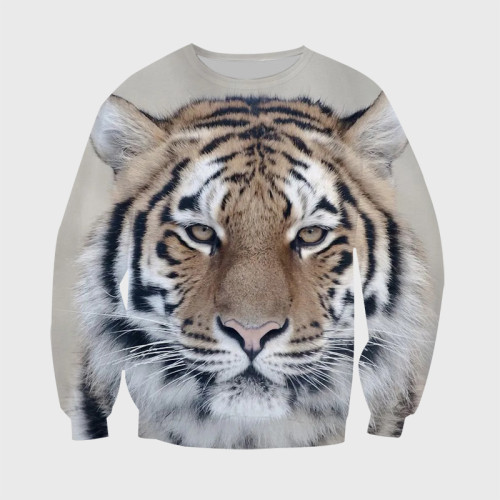 Majestic Tiger Face Hoodie