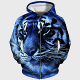 Blue Tiger Hoodie