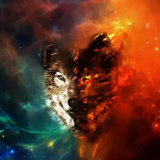 Galaxy Wolf Hoodie