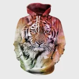 Tiger Portrait Hoodie