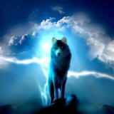 Cloud Wolf Hoodie