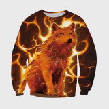 Fire Wolf Hoodie
