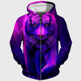 Purple Tiger Hoodie