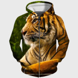 Sitting Bengal Tiger Hoodie