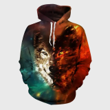 Galaxy Wolf Hoodie