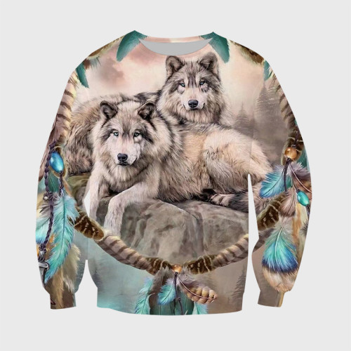 Dreamcatcher Wolf Hoodie