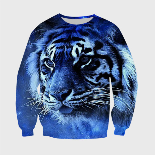 Blue Tiger Hoodie