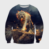 Burning Tiger Hoodie