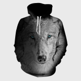 Wolf Face Hoodie