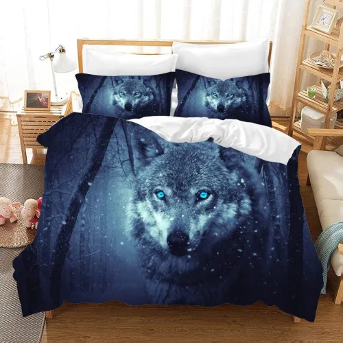 Forest Wolf Bed Set
