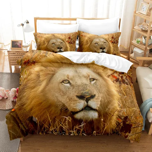 Animal Lion Bed Set