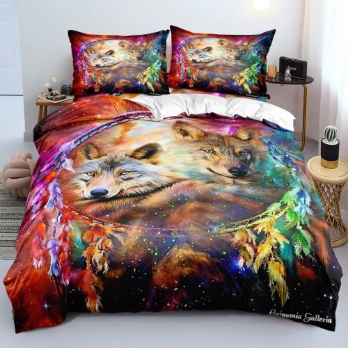 Wolf Dreamcatcher Bed Set