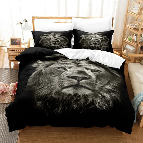 3D Lion Bed Set