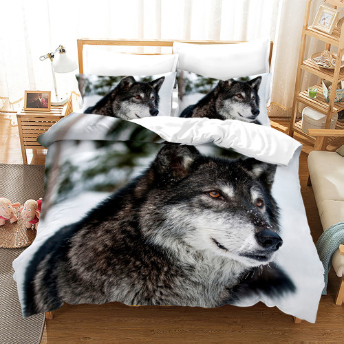 Big Wolf Bed Set
