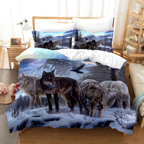 Packs Wolf Bed Set