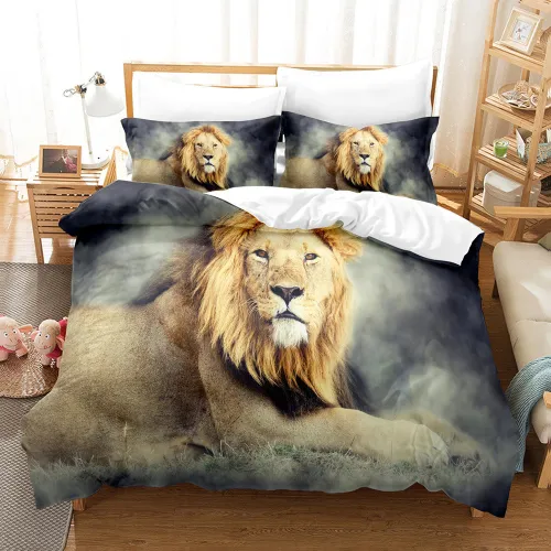 Wild Lion Bed Set