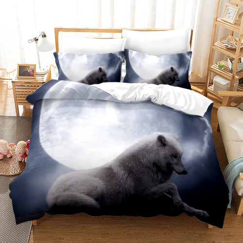 Moon Wolf Bed Set
