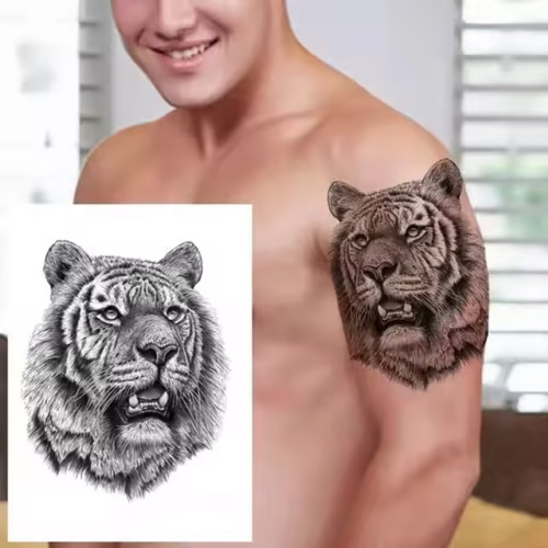 Tiger Face Tattoo