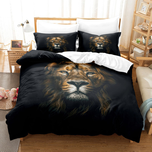 Lion Face Bed Set