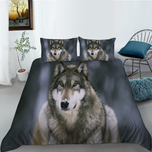 Widlife Wolf Bed Set