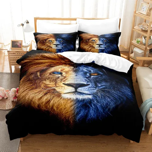 Lion Head Bed Set
