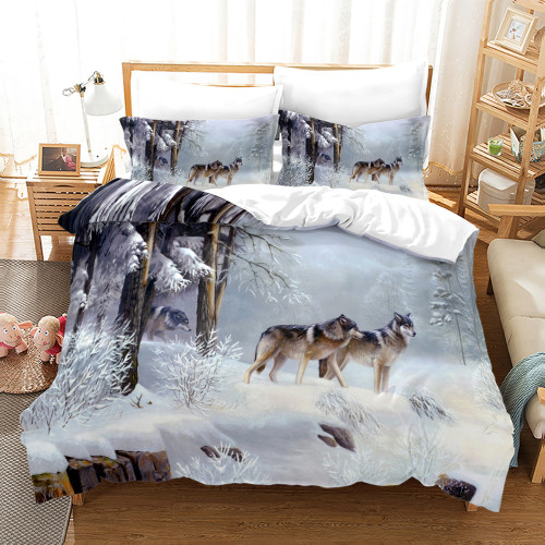 Wolf Packs Bed Set