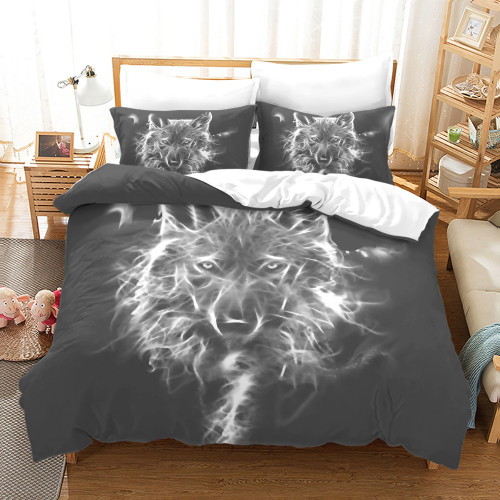 Smog Wolf Bed Set