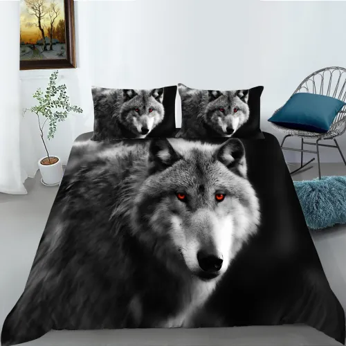 Wild Wolf Bed Set