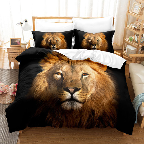 Lion Face Bed Set