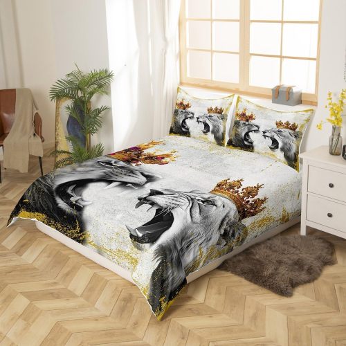 Couple Lion Bed Set