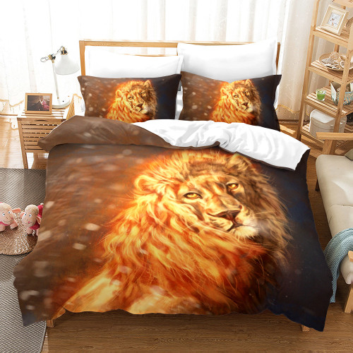 Flame Lion Bed Set