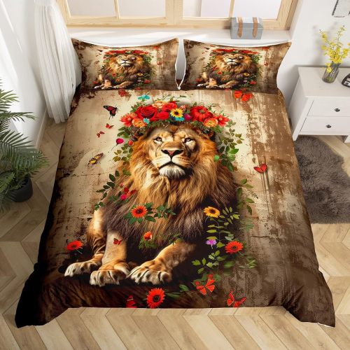 Fairy Lion and Rose Bed Set