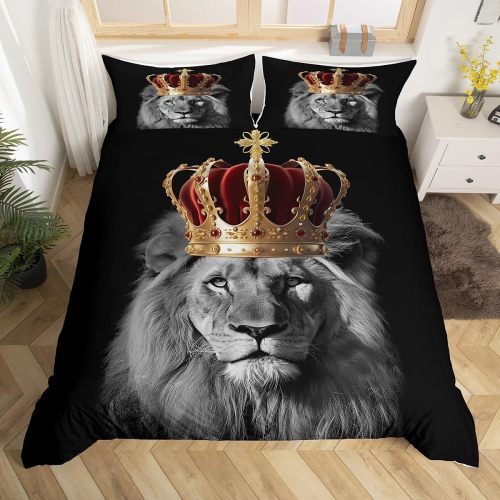 King Crown Lion Bed Set