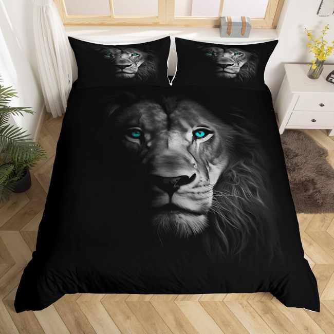 Lion Pattern Bed Set