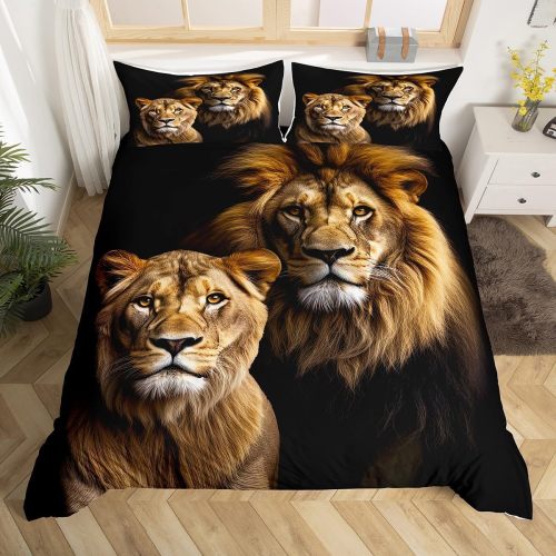 Lion Couple Bed Set