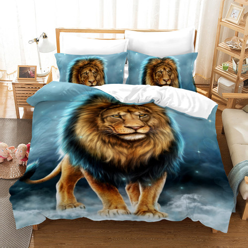 Lion Pattern Bed Set