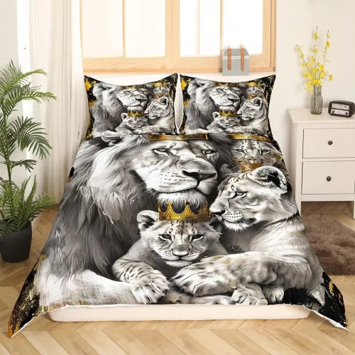 Lion Family Bed Set