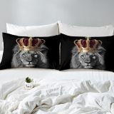King Crown Lion Bed Set