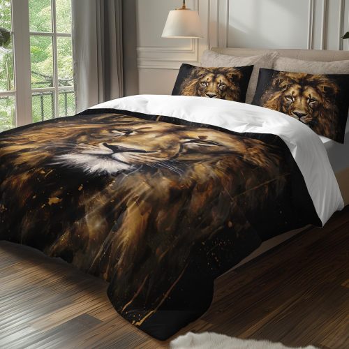 Black Lion Bed Set