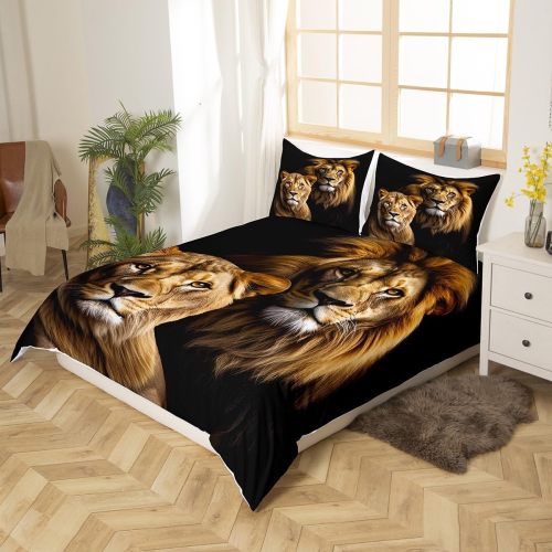 Lion Couple Bed Set