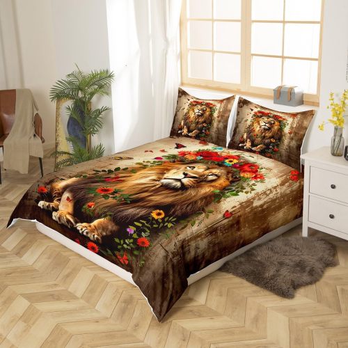 Fairy Lion and Rose Bed Set