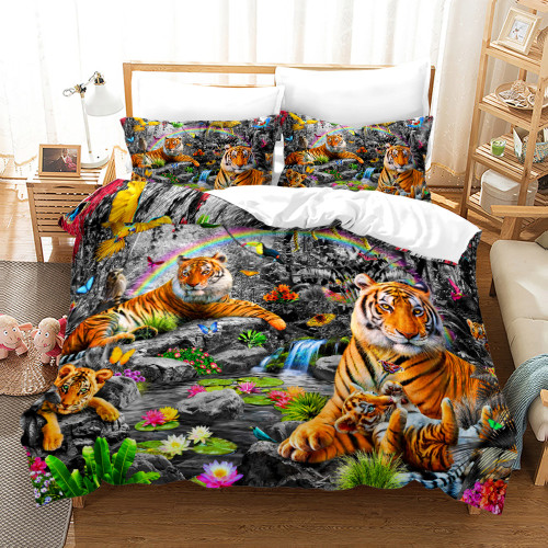 Family Tiger Bed Set