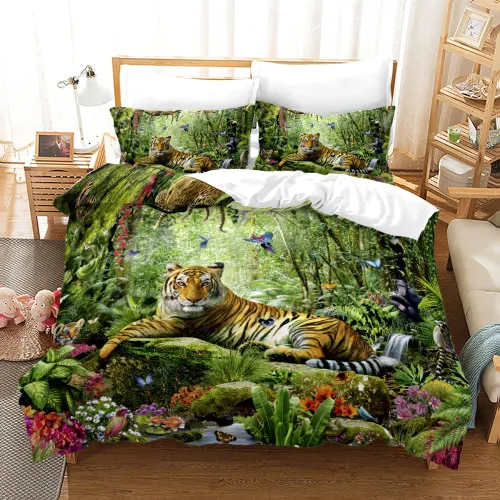 Forest Tiger Bed Set